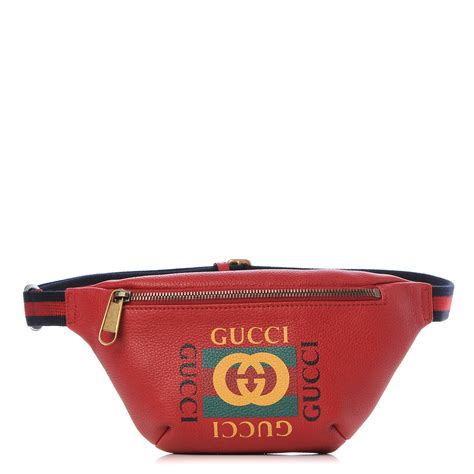 gucci red belt bags